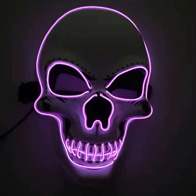 Spookyglo™ LED Glow Skull Mask for Halloween Party