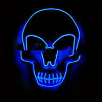 Spookyglo™ LED Glow Skull Mask for Halloween Party