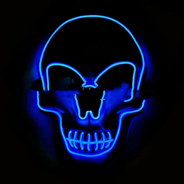 Spookyglo™ LED Glow Skull Mask for Halloween Party