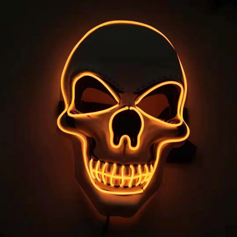 Spookyglo™ LED Glow Skull Mask for Halloween Party