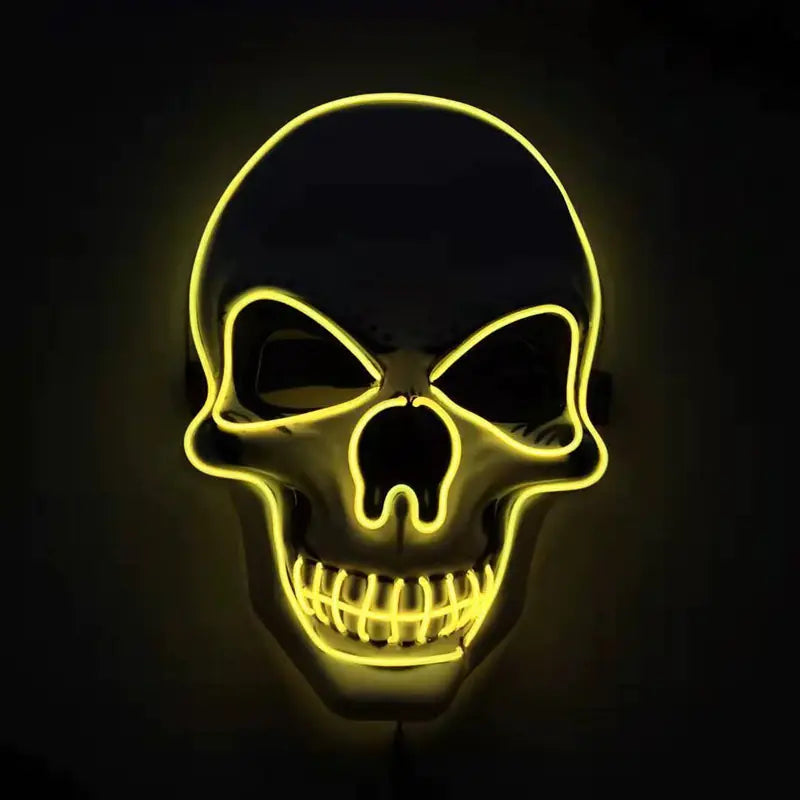 Spookyglo™ LED Glow Skull Mask for Halloween Party