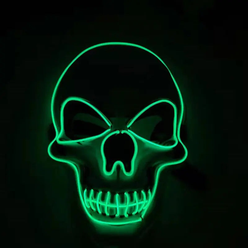 Spookyglo™ LED Glow Skull Mask for Halloween Party