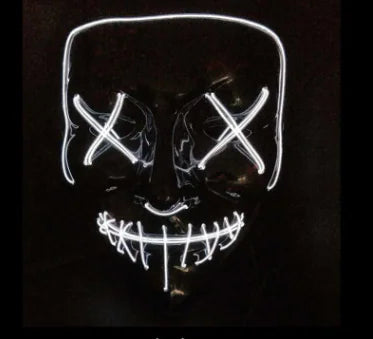 Spookyglo™ Halloween Mask — Steal the Night With Flashing Ghost Face Mask