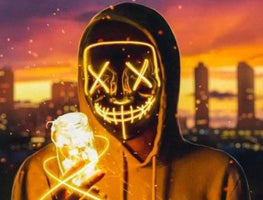 Spookyglo™ Halloween Mask — Steal the Night With Flashing Ghost Face Mask