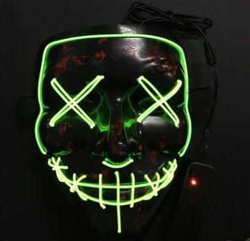 Spookyglo™ Halloween Mask — Steal the Night With Flashing Ghost Face Mask