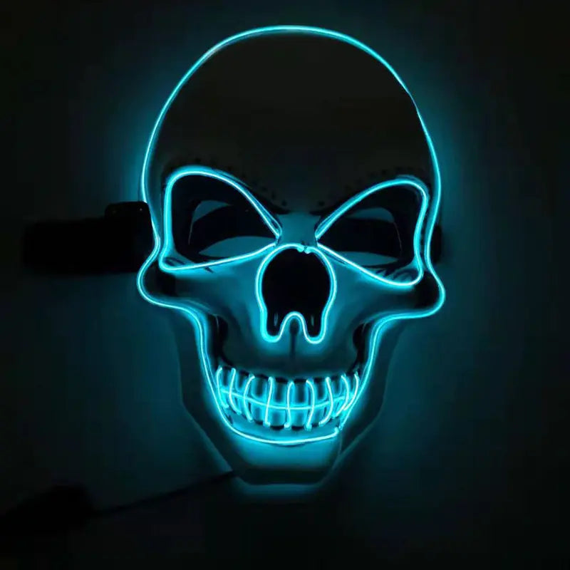 Spookyglo™ LED Glow Skull Mask for Halloween Party