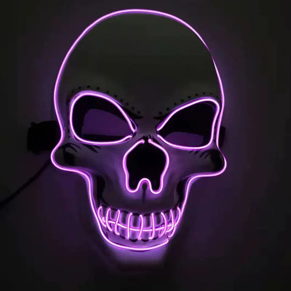 Spookyglo™ LED Glow Skull Mask for Halloween Party