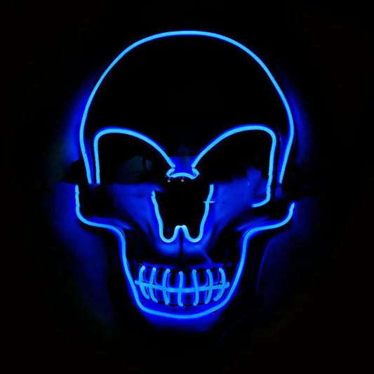 Spookyglo™ LED Glow Skull Mask for Halloween Party