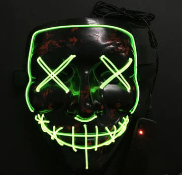 Spookyglo™ Halloween Mask  — Steal the Night With Flashing Ghost Face Mask
