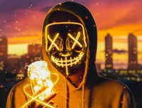 Spookyglo™ Halloween Mask  — Steal the Night With Flashing Ghost Face Mask